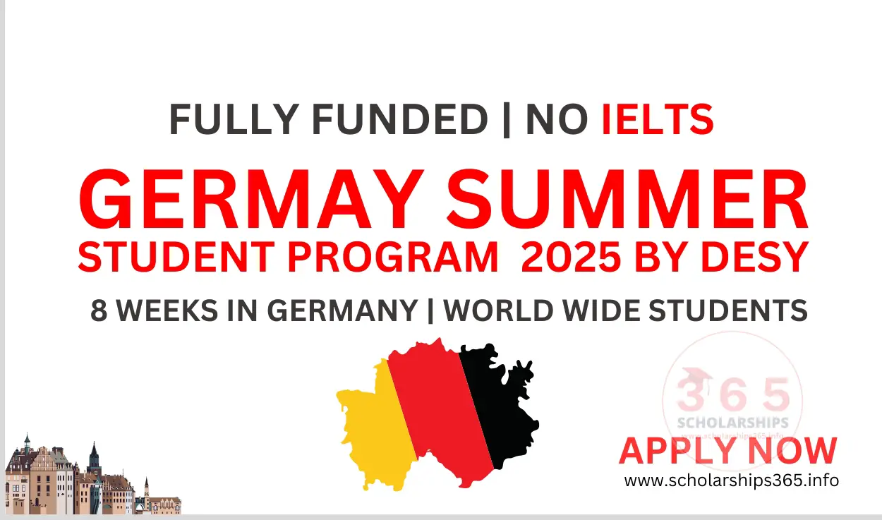 Germany Summer Student Program 2025 by Desy [Fully Funded]