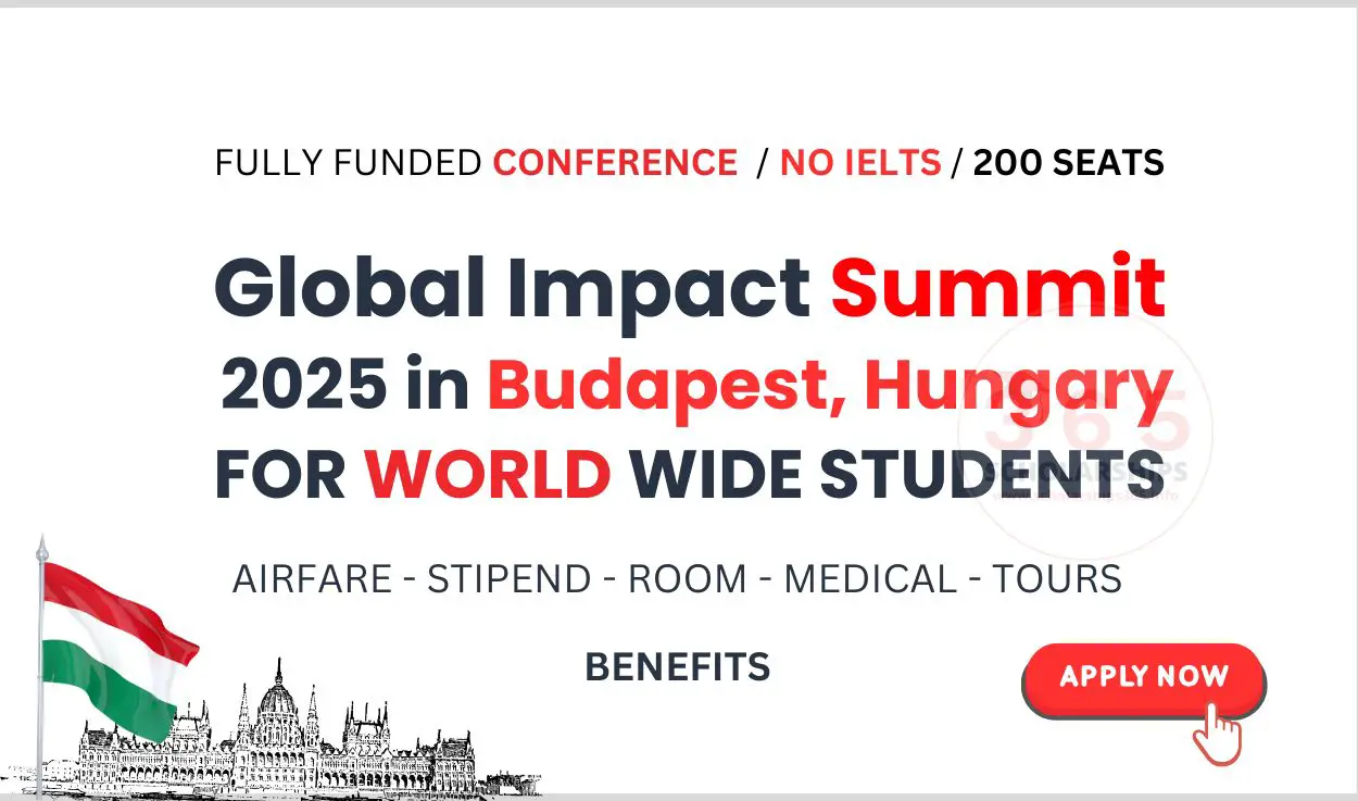 Global Impact Summit 2025 in Budapest, Hungary [Fully Funded]