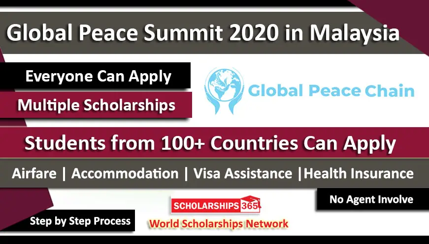 Global Peace Summit 2020 in Kuala Lumpur, Malaysia for 