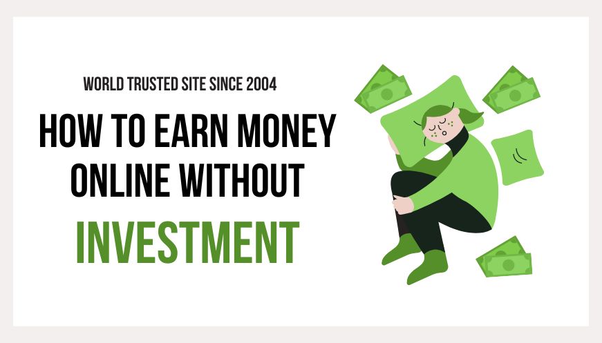 how to earn money online without investment in mobile 2024