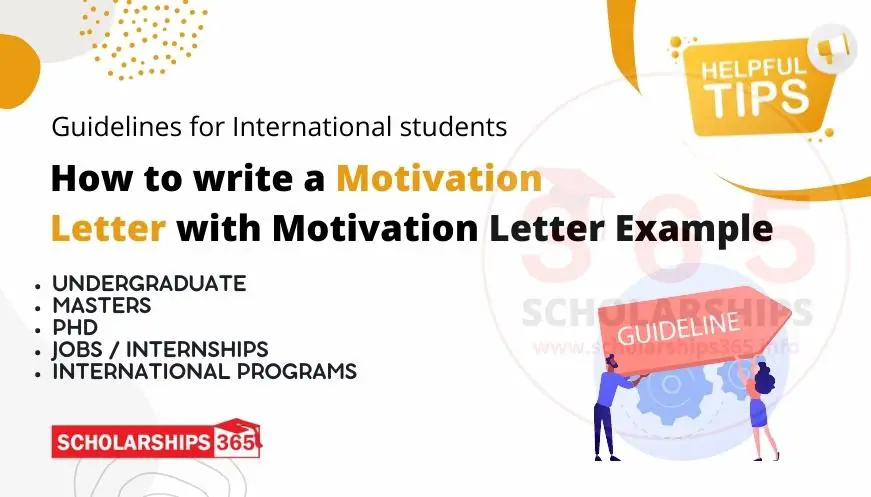 How to Write a Motivation Letter | Motivation Letter Examples | Study Abroad