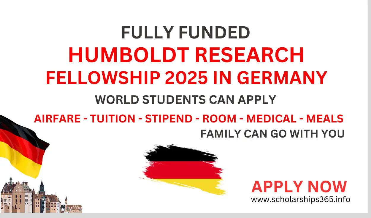 Humboldt Research Fellowship 2024-2025 in Germany | Fully Funded Fellowships 2024