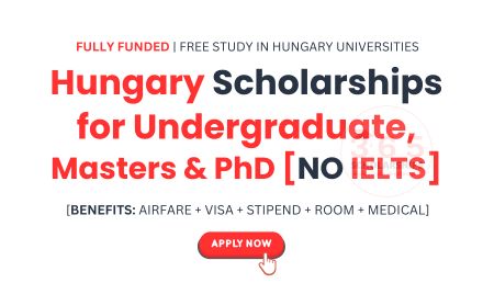 Hungary Scholarships for Undergraduate, Masters & PhD