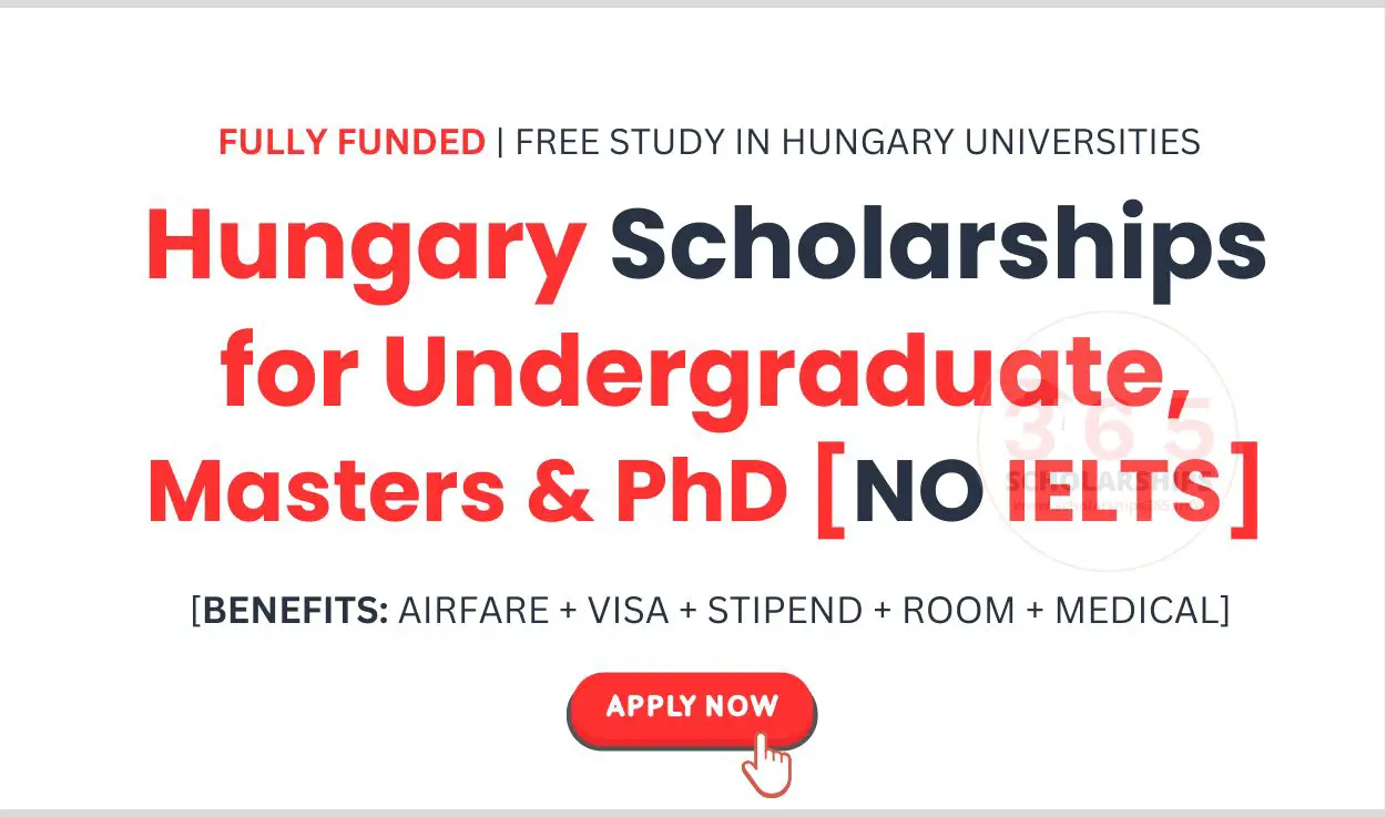 Hungary Scholarships for Undergraduate, Masters & PhD