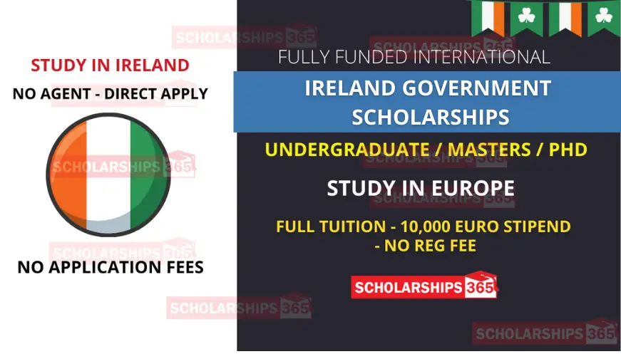 Ireland Government Scholarship 2023 - Fully Funded | Study in Ireland