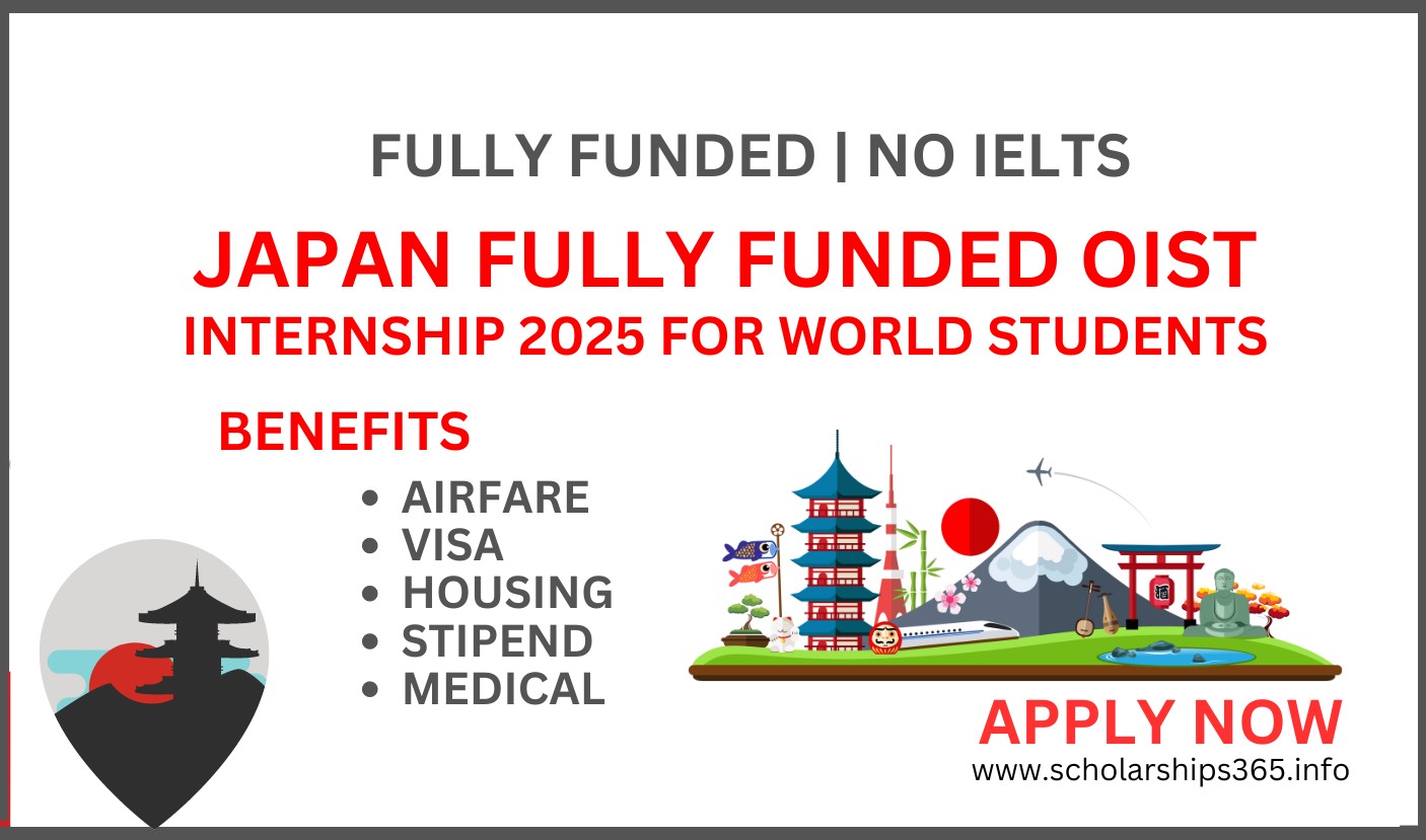 Japan Fully Funded OIST Internship Program 2025 in Japan for World Students
