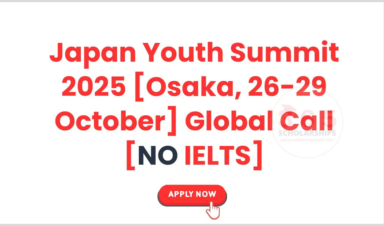 Japan Youth Summit 2025 [Osaka, 26-29 October] Global Call