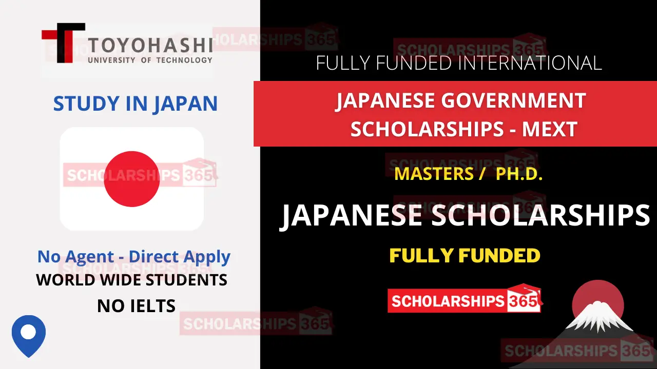 Japanese Government Scholarship 2022 MEXT Fully Funded - Toyohashi University of Technology