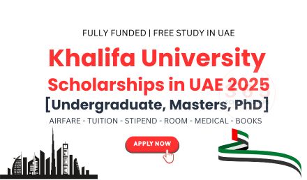 Khalifa University Scholarships in UAE 2025 - Fully Funded