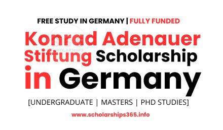 Konrad Adenauer Stiftung Scholarship 2026 [Fully Funded]