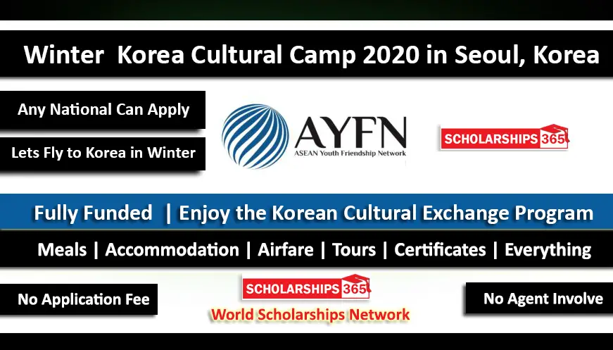 Winter Korea Cultural Experience Camp 2020 in Seoul, South Korea - Fully Funded