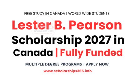 Lester B. Pearson Scholarship 2027 in Canada | Fully Funded
