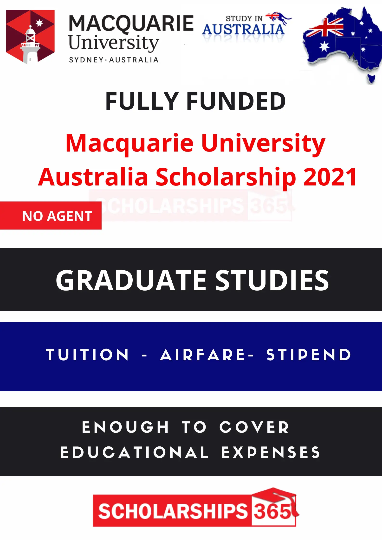Macquarie University Australia Scholarships 2021 - Fully Funded