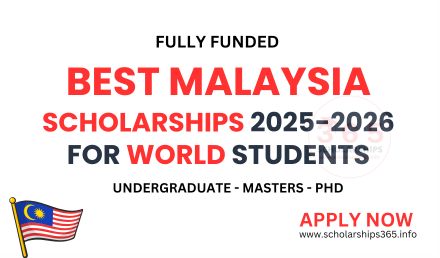 Best Malaysia Scholarships 2025-2026 for World Students