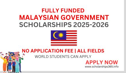 Malaysian Government Scholarships 2025-2026 | Fully Funded