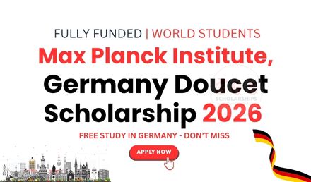 Max Planck Institute, Germany Scholarship 2026, Fully Funded