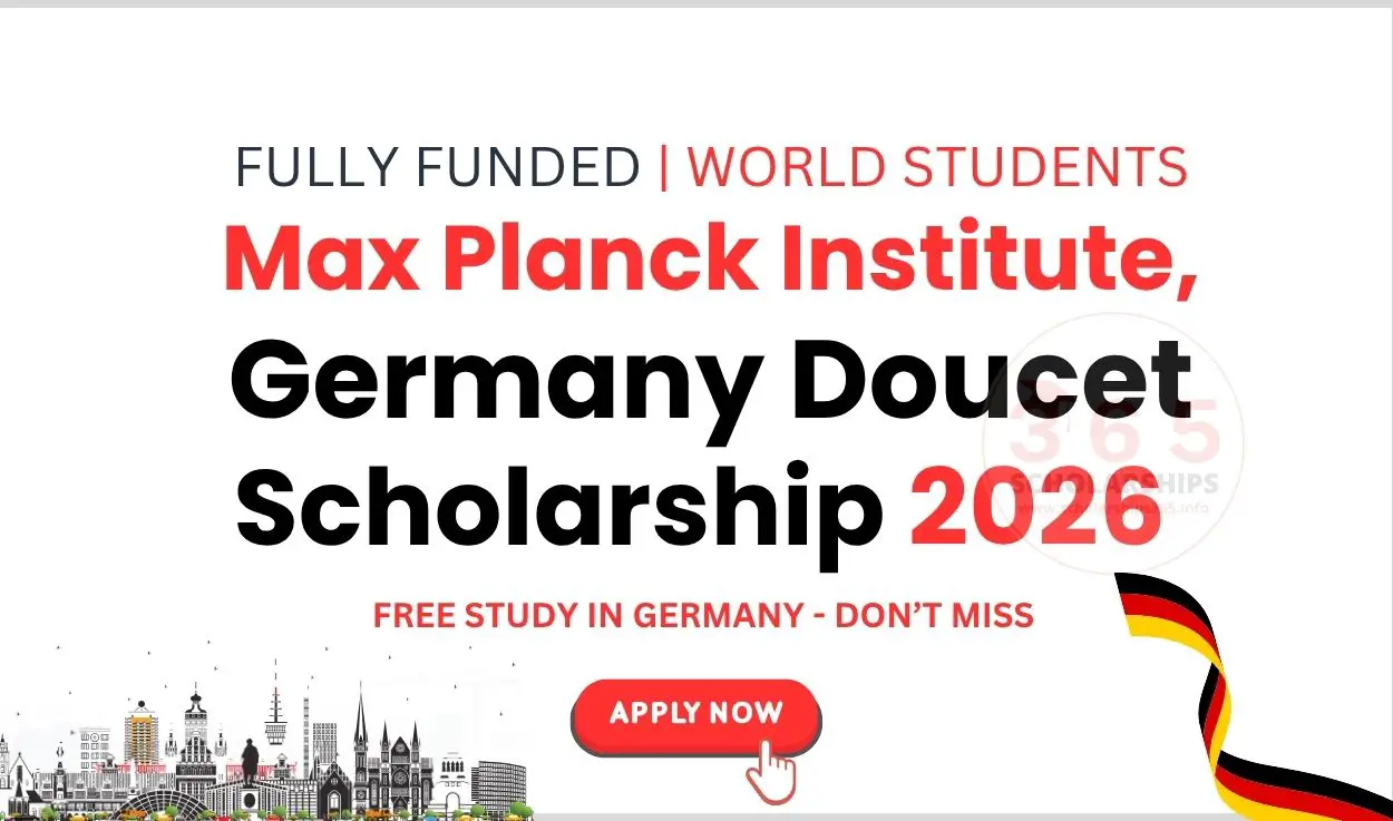 Max Planck Institute, Germany Doucet Scholarship 2026 [Fully Funded]