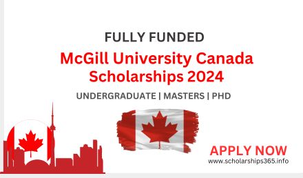 University of McGill Canada Scholarships 2024 | Fully Funded