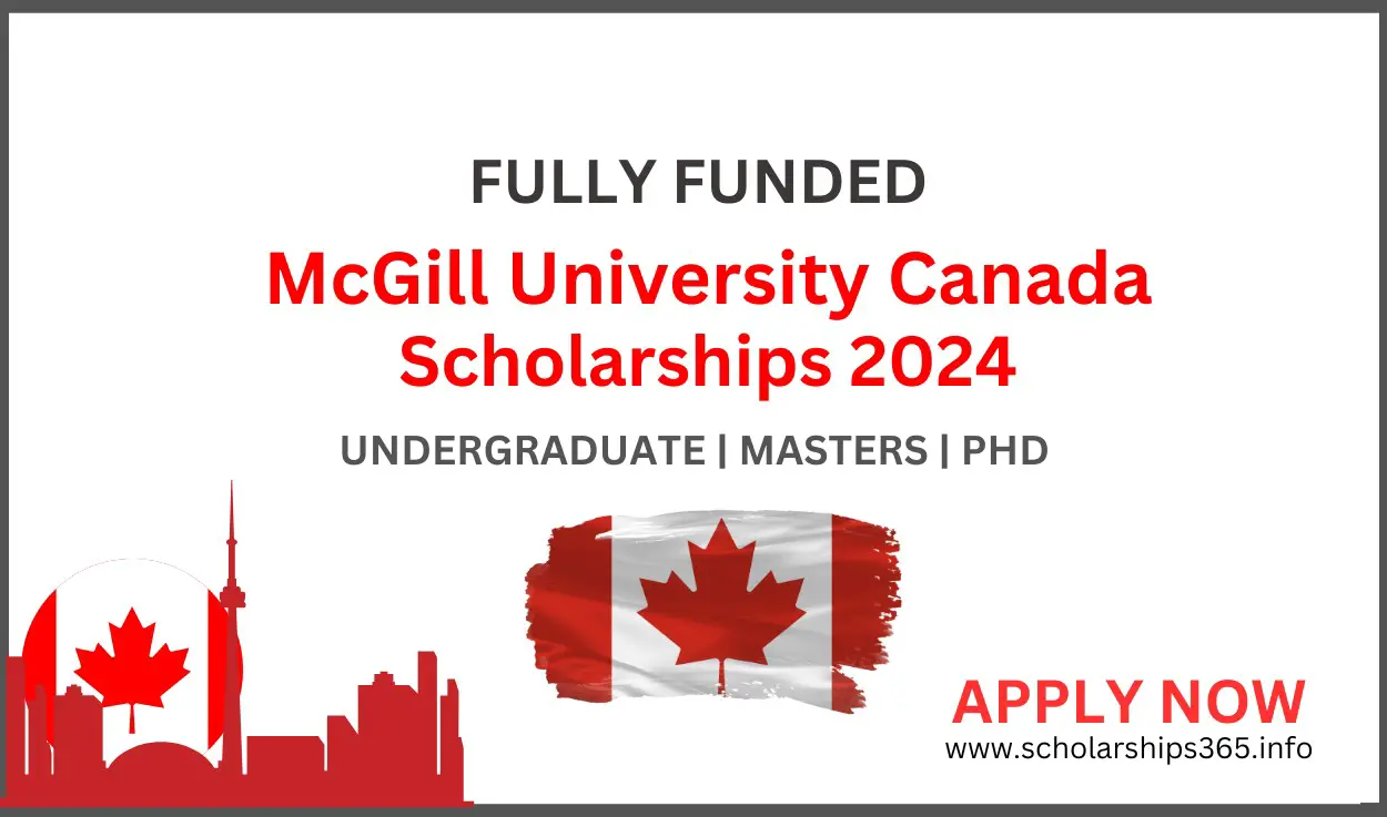 University of McGill Canada Scholarships 2024-2025 | Fully Funded