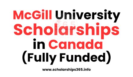 McGill University Scholarships in Canada 2026 (Fully Funded)