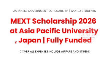 MEXT Scholarship 2026 at Asia Pacific University, Japan