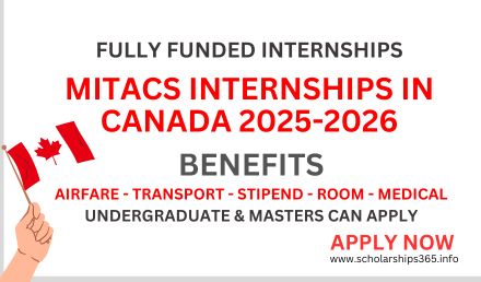 Mitacs Internship 2025 in Canada [Fully Funded Internships]