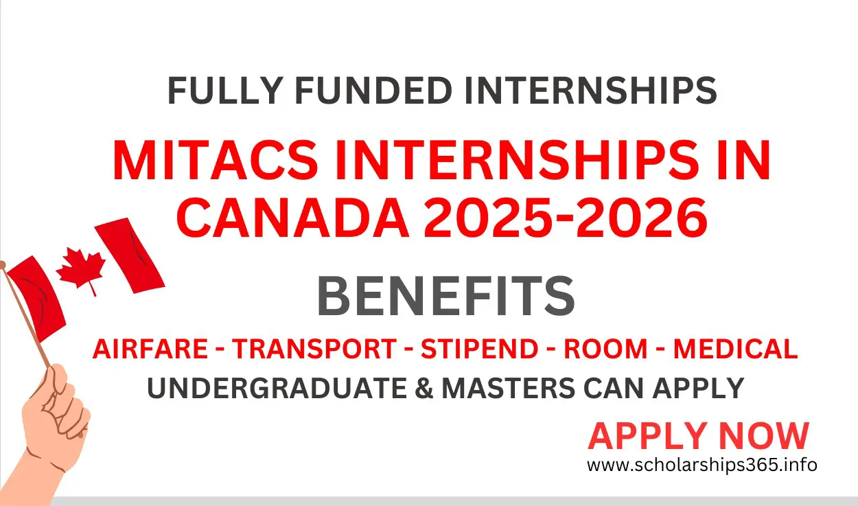 Mitacs Internship 2025 in Canada [Fully Funded Internships in Canada]