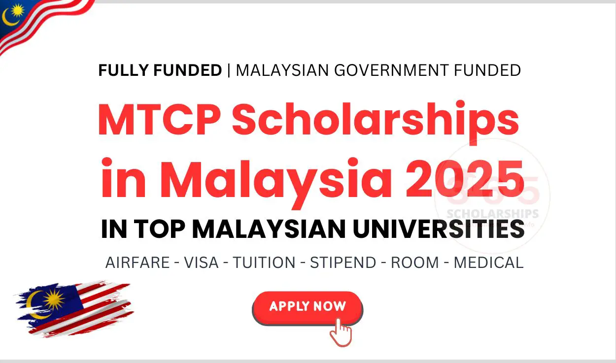 MTCP Scholarships in Malaysia 2025 [Fully Funded Scholarship]