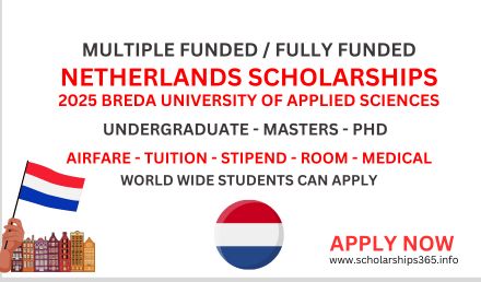 Netherlands Scholarships, Breda University of Appied Science