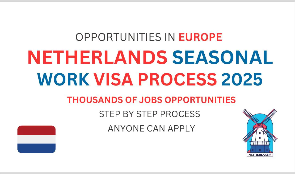 Netherlands Seasonal Work Visa Process 2025 | Complete Guidelines