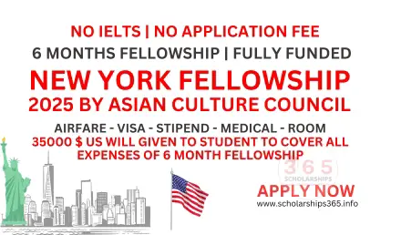 New York Fellowship 2025 Asian Culture Council Fully Funded