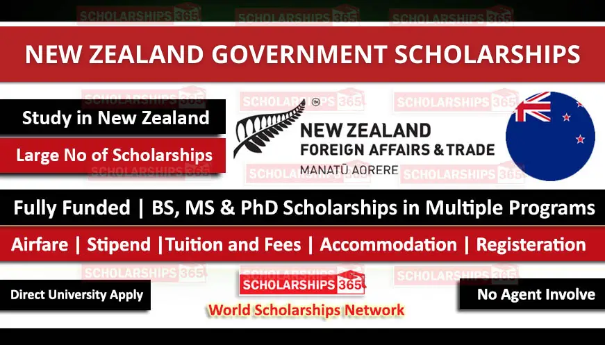 New Zealand Government Scholarship 2022 - Fully Funded