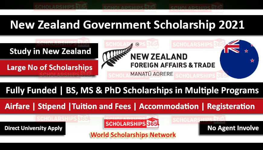 New Zealand Government Scholarship 2020-2021 - Fully Funded