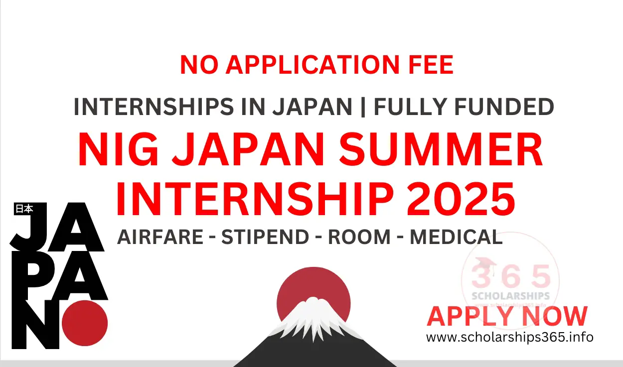 NIG Japan Summer Internship 2025 [Fully Funded Internships]