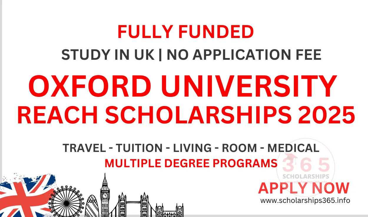 Oxford University Reach Scholarship 2025 in UK [Fully Funded Scholarships]