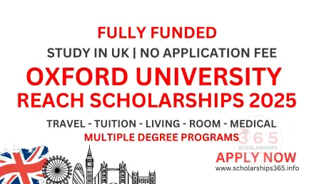 Oxford University Reach Scholarship 2025 in UK, Fully Funded