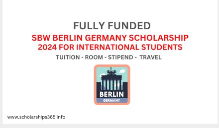 SBW Berlin Germany Scholarship 2024-2024 | Fully Funded