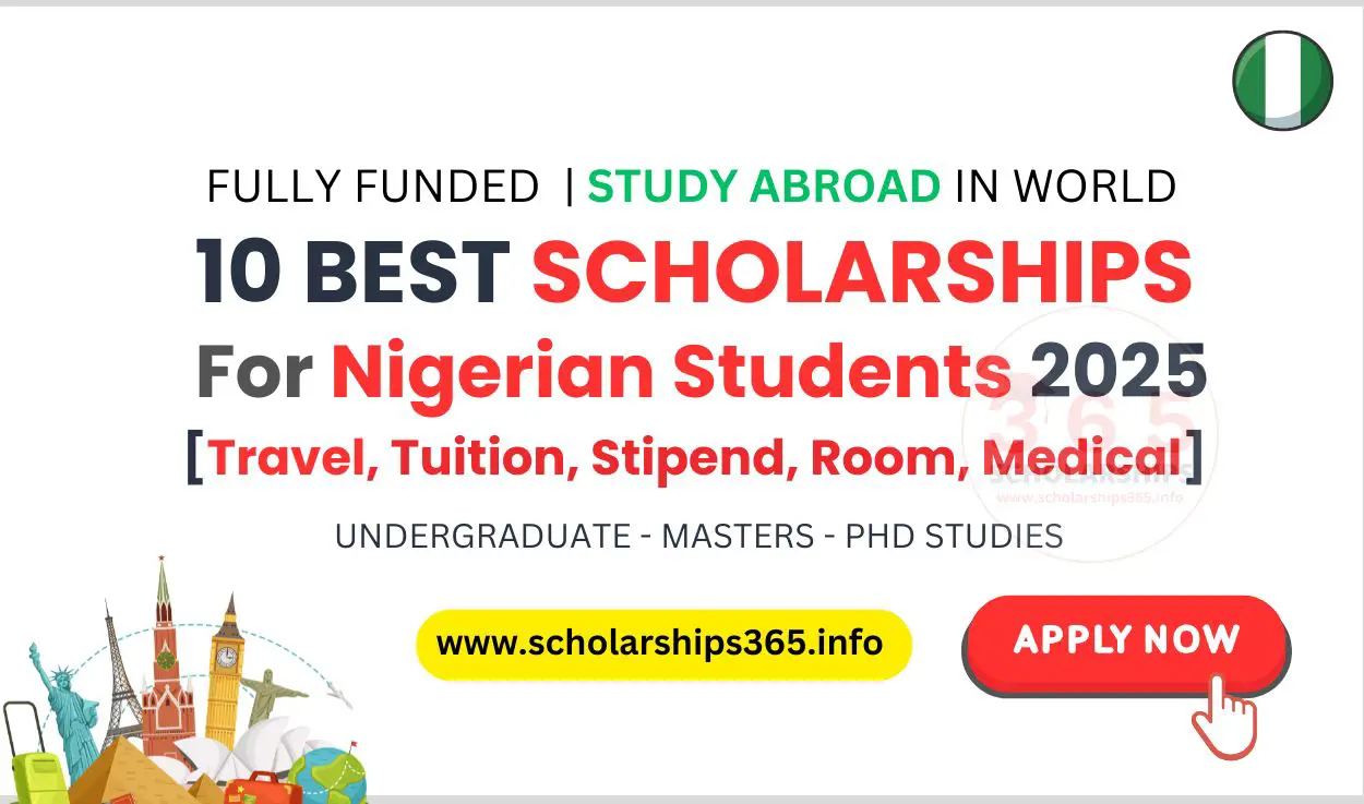 10 Best Scholarships for Nigerian Students 2025 | Study Abroad