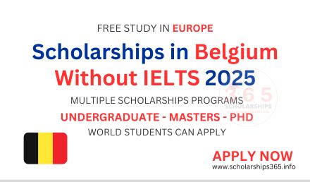 Scholarship in Belgium without IELTS 2025 | Study in Belgium