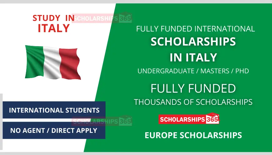 Scholarships in Italy 2022-2023 for International Students