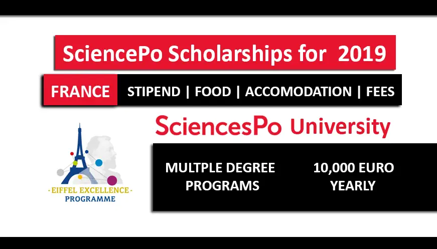 The Science Po Eiffel Scholarships France 2019-2020