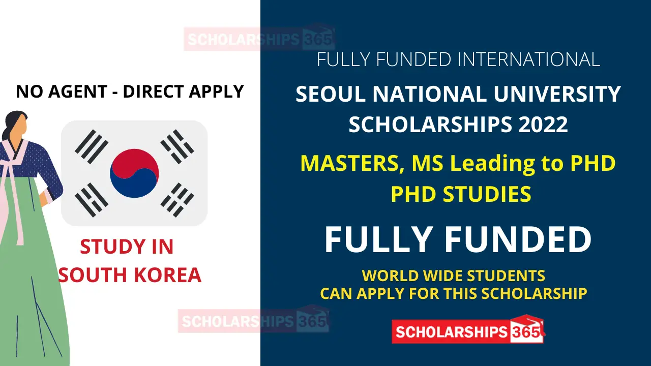 Seoul National University Scholarships in South Korea 2022 | Fully Funded