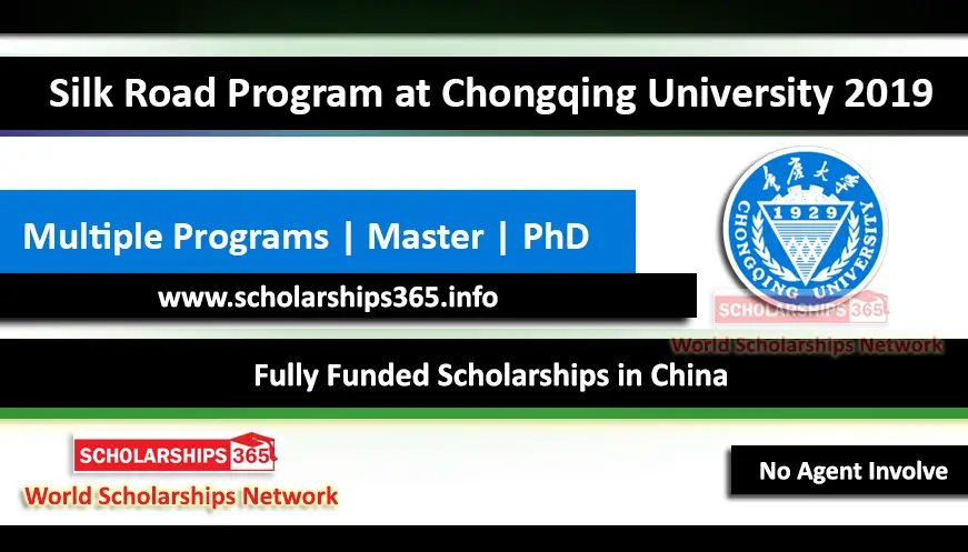 Chongqing University  Chinese Government Scholarship Silk Road Program 2019 Fully Funded