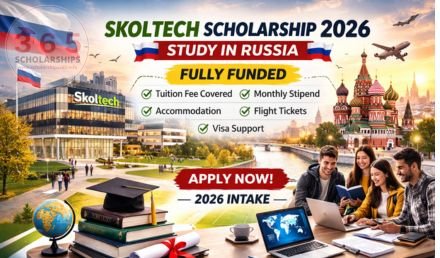 Skoltech Scholarship 2026 for Study in Russia [Fully Funded]