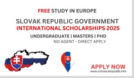 Slovak Republic Government Scholarship 2024, Study in Europe