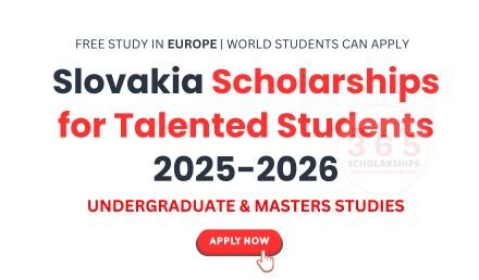 Slovakia Scholarships for Talented Students 2025-2026