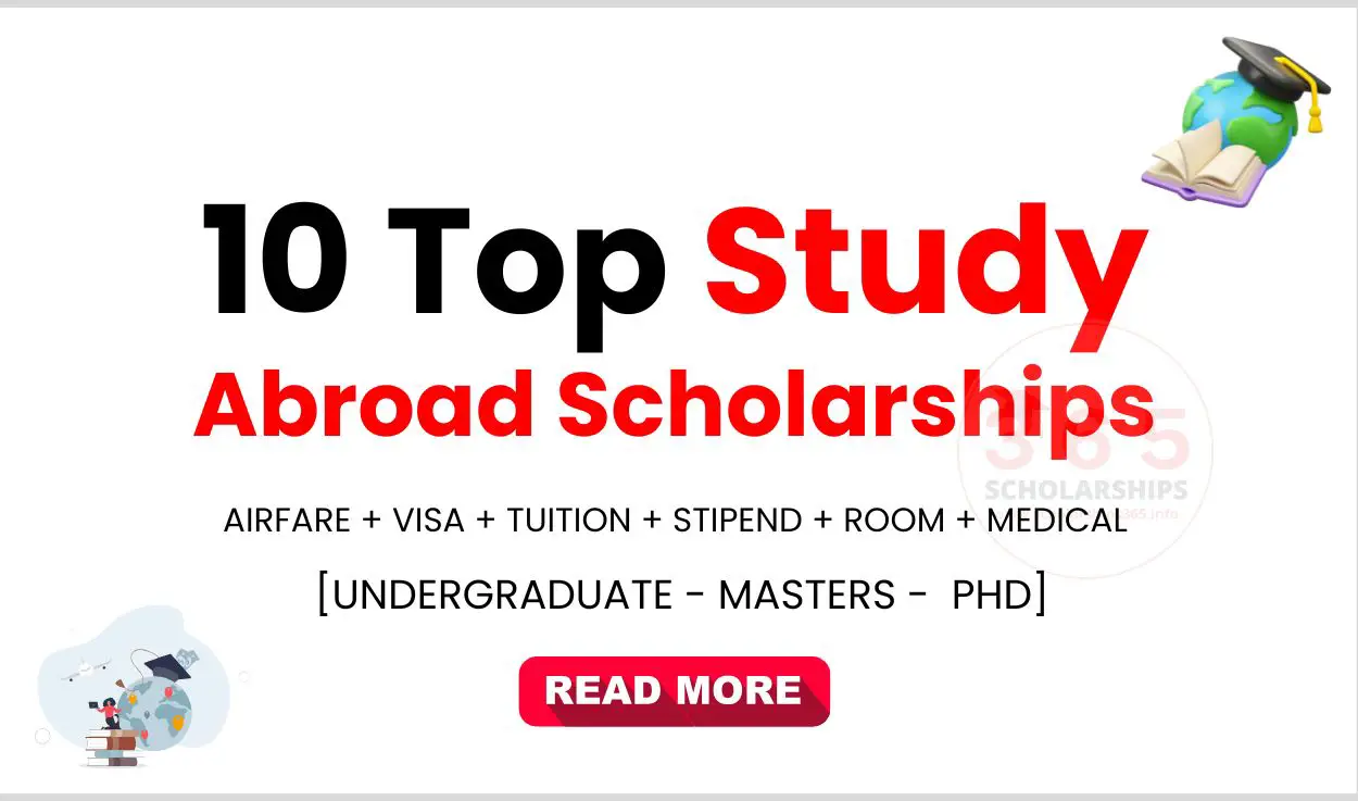 10 Top Study Abroad Scholarships 2025 [Fully Funded Scholarships]