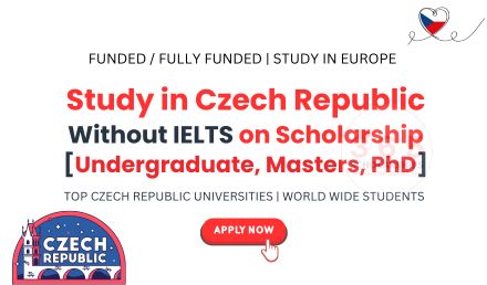 Study in Czech Republic Without IELTS on Scholarship 2025