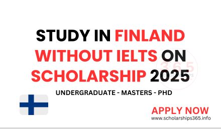 Study in Finland Without IELTS on Scholarship 2025-2026