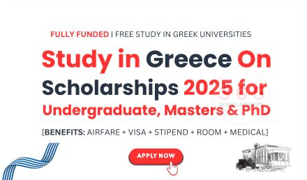 Study in Greece on Scholarships for Bachelors, Masters & PhD